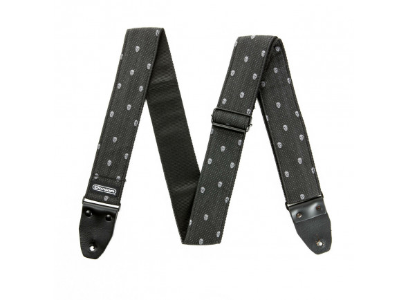 Dunlop JACQUARD GREY SKULL STRAP Dunlop JACQUARD GREY SKULL STRAP